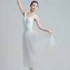 Maillots de Ballet en Maille pour Femmes Bodysuit de Yoga Élastique Mode Tenue de Danseuse Ballerine Patinage
