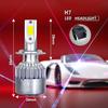 Für Mercedes Benz W204 W211 W212 W203 W176 W124 W210 W164 LED-Scheinwerfer 6000K Weiß IP68 H7 Fernlicht 360-Grad-Beleuchtung 2 Stück