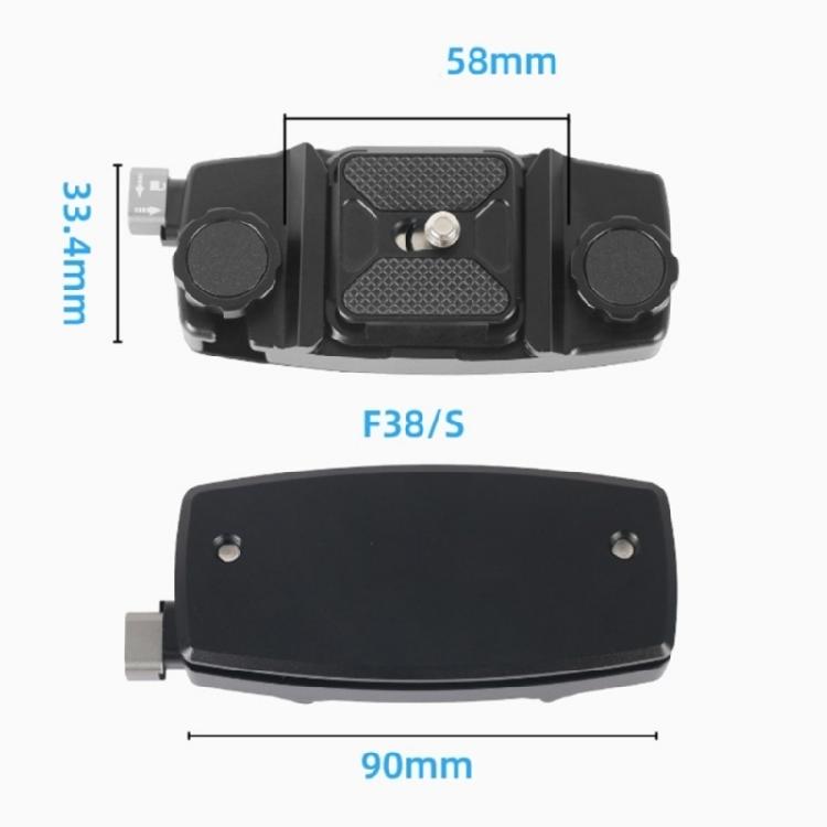 Quick Release Waist Belt Mount for Action Camera Hanging Backpack Strap Clamp Holder for DSLR Camera Accessories