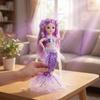 Sequined Mermaid Princess Toy Multi Joints Movable Mermaid Interactive Toys Mermaid Doll  Kids Toy
