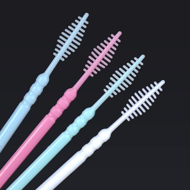 300Pcs Interdental Brush Double Head Teeth Cleaning Toothpick Oral Care Disposable Floss Household Dental Tools