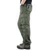 Men's Overalls Outdoor Straight Multi-pocket Cargo Pants Casual Wear Resistant Multi-pocket Military Tactical Pants