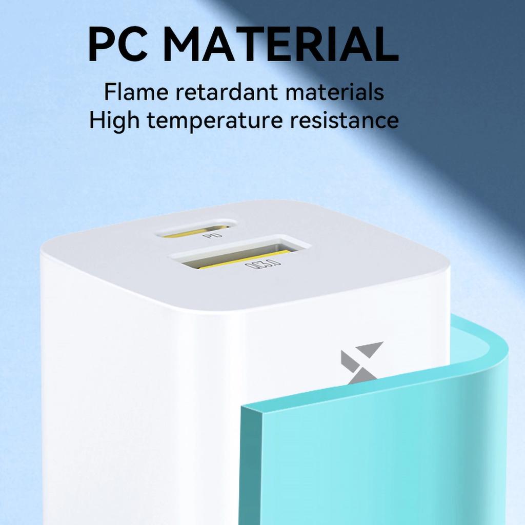 Ładowarka Sieciowa Wozinsky Wwceac Gan Usb-A Usb-C 33W - Biała