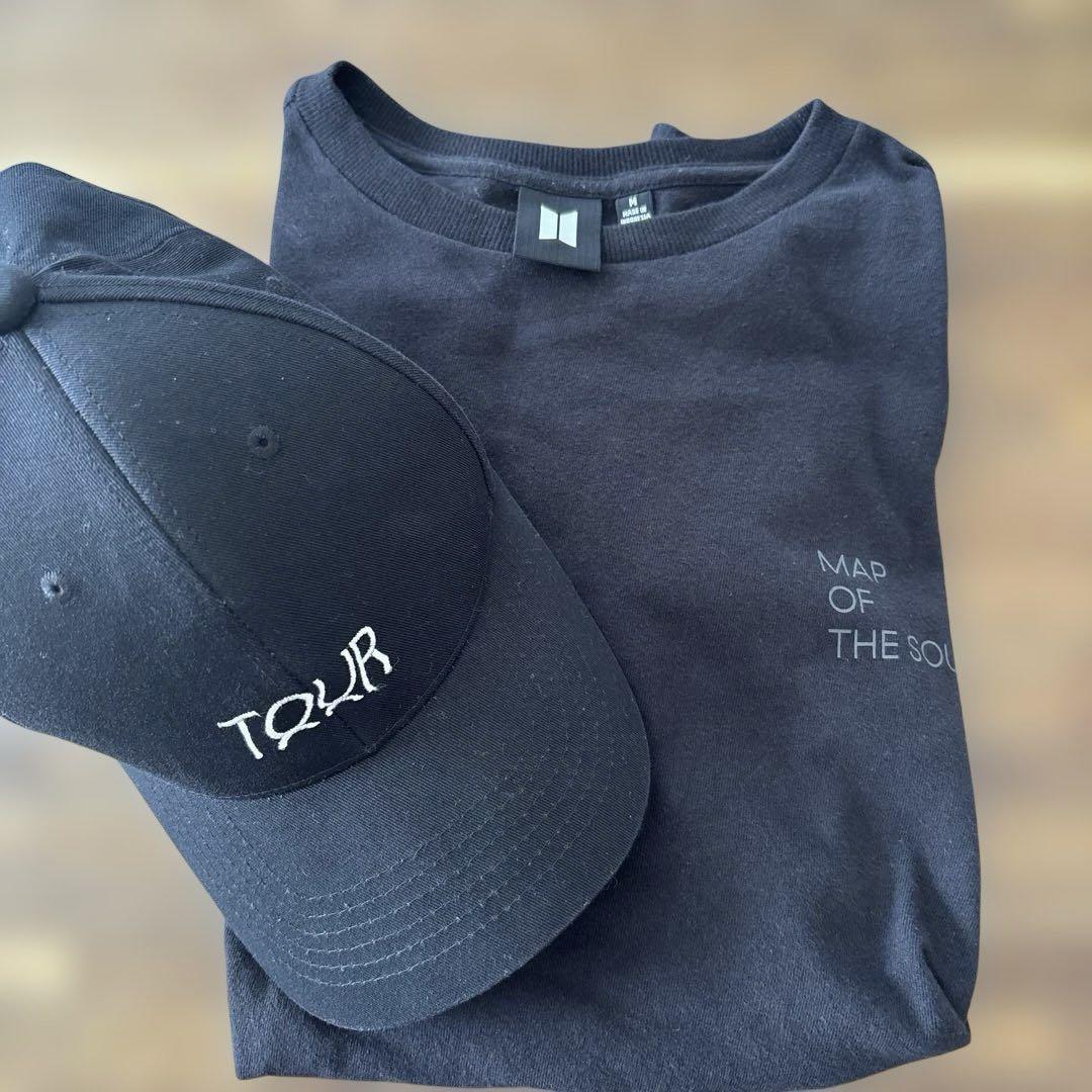 

[USED] BTS Big Hit era MAP OF THE SOUL T-shirt & cap