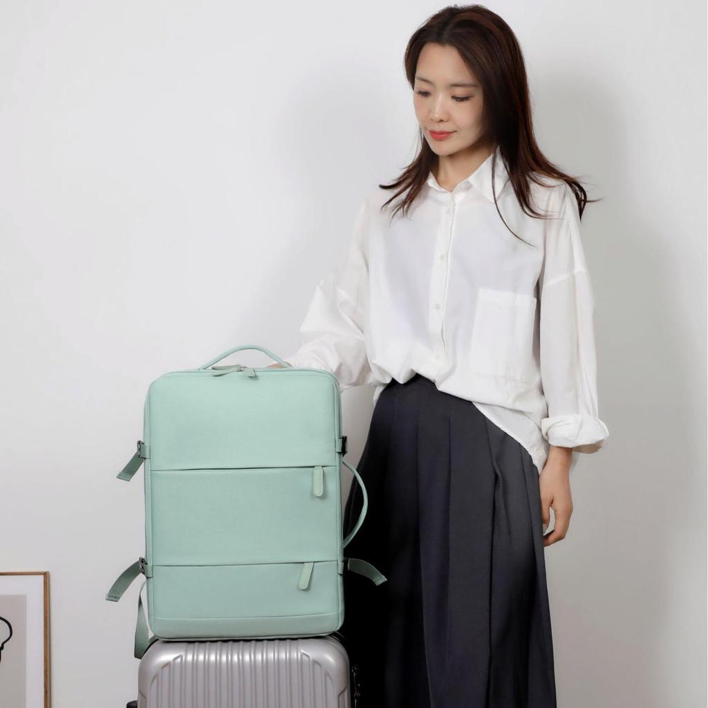 Lightweight Double Shoulder Backpack: Large Capacity for Business Trips, College Students, School, and Laptop Use