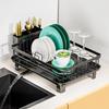 Cross-Border Draining Dish Rack: Kitchen Countertop Bowl & Dish Storage with Cutlery & Chopstick Box