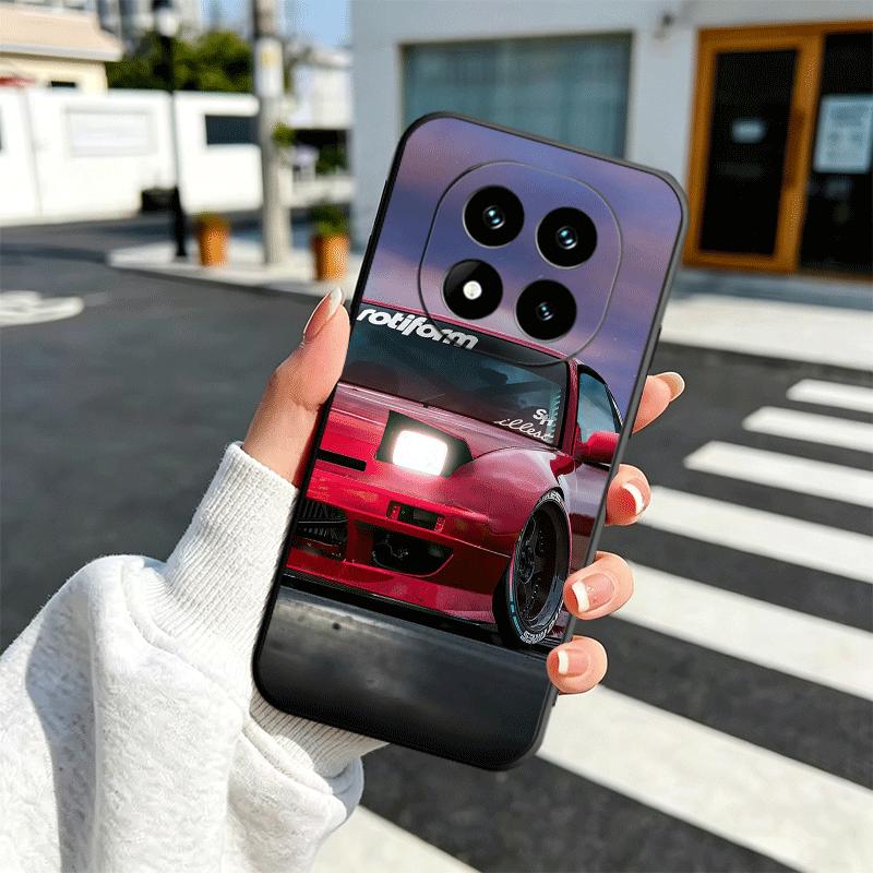 Japan JDM Sports Cars Theme Soft Phone Case for Xiaomi Redmi Note 12 13 14 15 Pro Plus 11 12S 11S 11T 10 4G Black Cover Back She