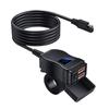 QC3.0 Dual USB Port Fast Charger Waterproof Socket Panel Quick Charge Charging Outlet Adapter Fit for Motorcycle