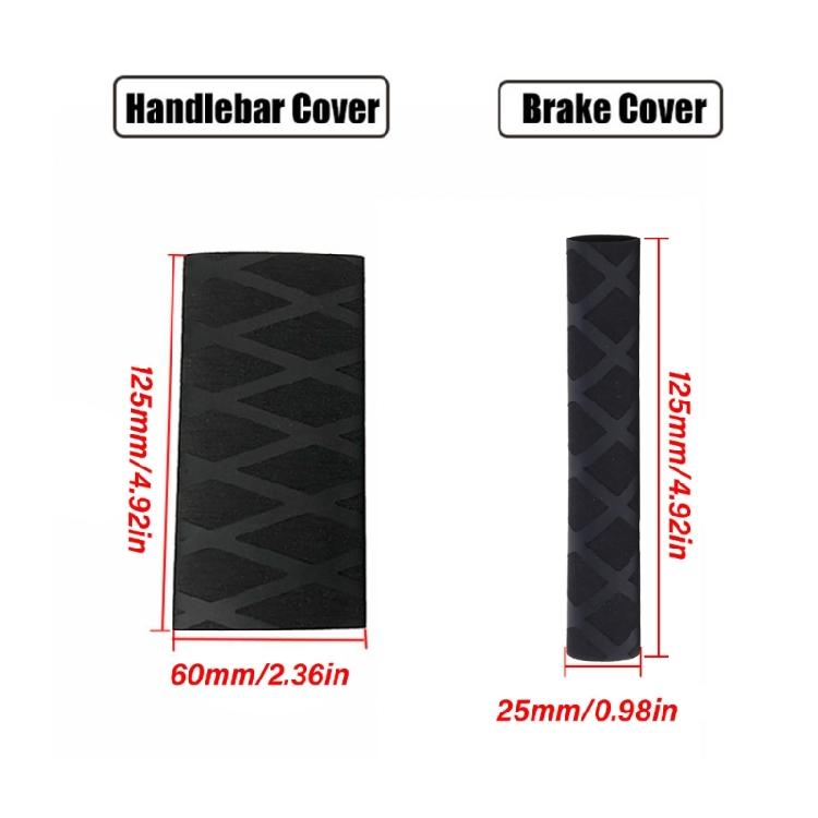 1 Pair Rubber Grip Glove Motorcycle Handlebar/Brake Cover Motorbike Accessory Universal Grip Glove Heat Shrinkable Cover
