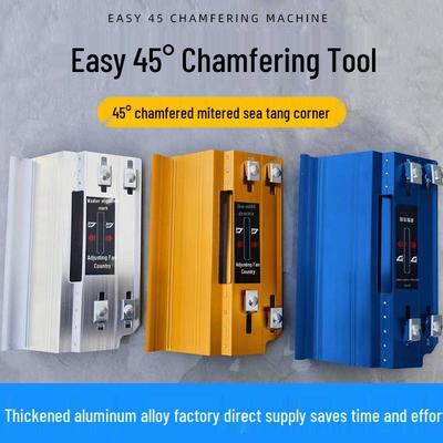 45° Tile Chamfering Tool – Compact, Magnetic Edging Machine