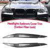 A90Q-Eyebrow Cover Trim For Car Headlights For BMW X6 E71 2008-2014 Car Headlight Eyelids Lids Lamp Replacement Parts