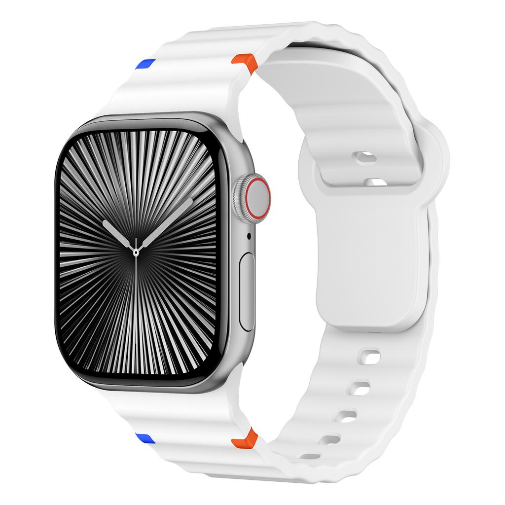 Silicone Straps for Apple Watch Band 44mm 40mm 49mm 45mm 46mm 42mm 38mm 41mm Correa Sport Bracelet iWatch Series 10 SE 9 Ultra 2