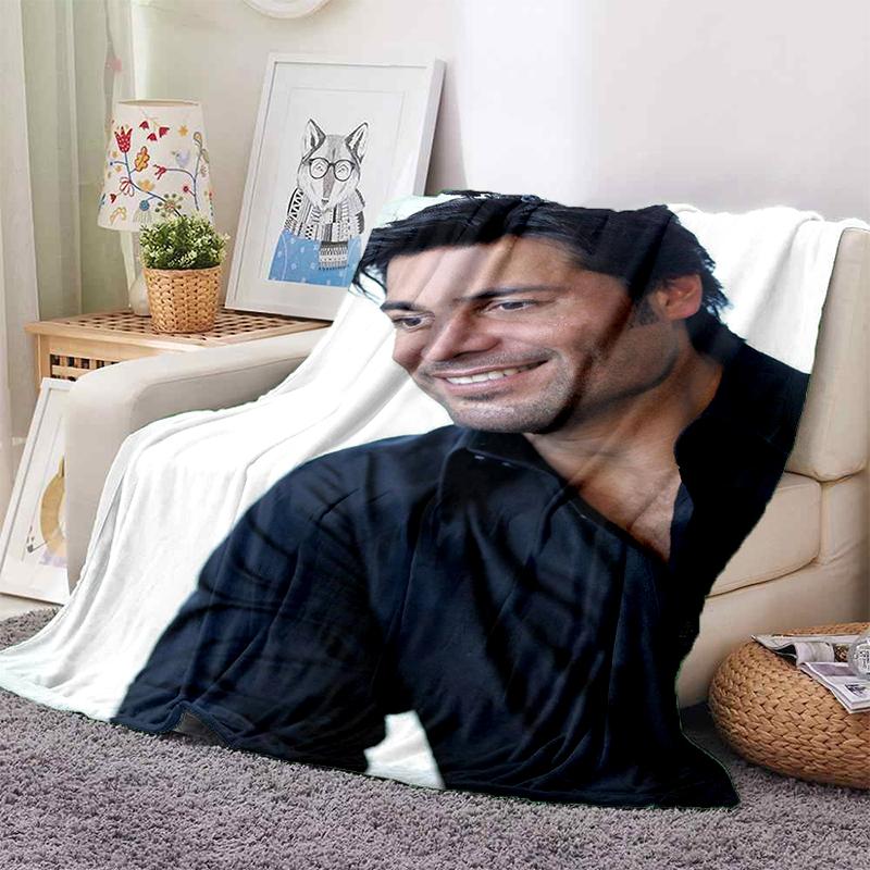 3D Print Chayanne Puerto Rican Latin Pop Gift Blanket,Soft Throw Blanket for Home Bedroom Bed Sofa Travel Picnic Cover Kids