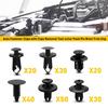190pcs Car Body Fastener Plastic Trim Clips Push Rivets Fender Panel Retainer