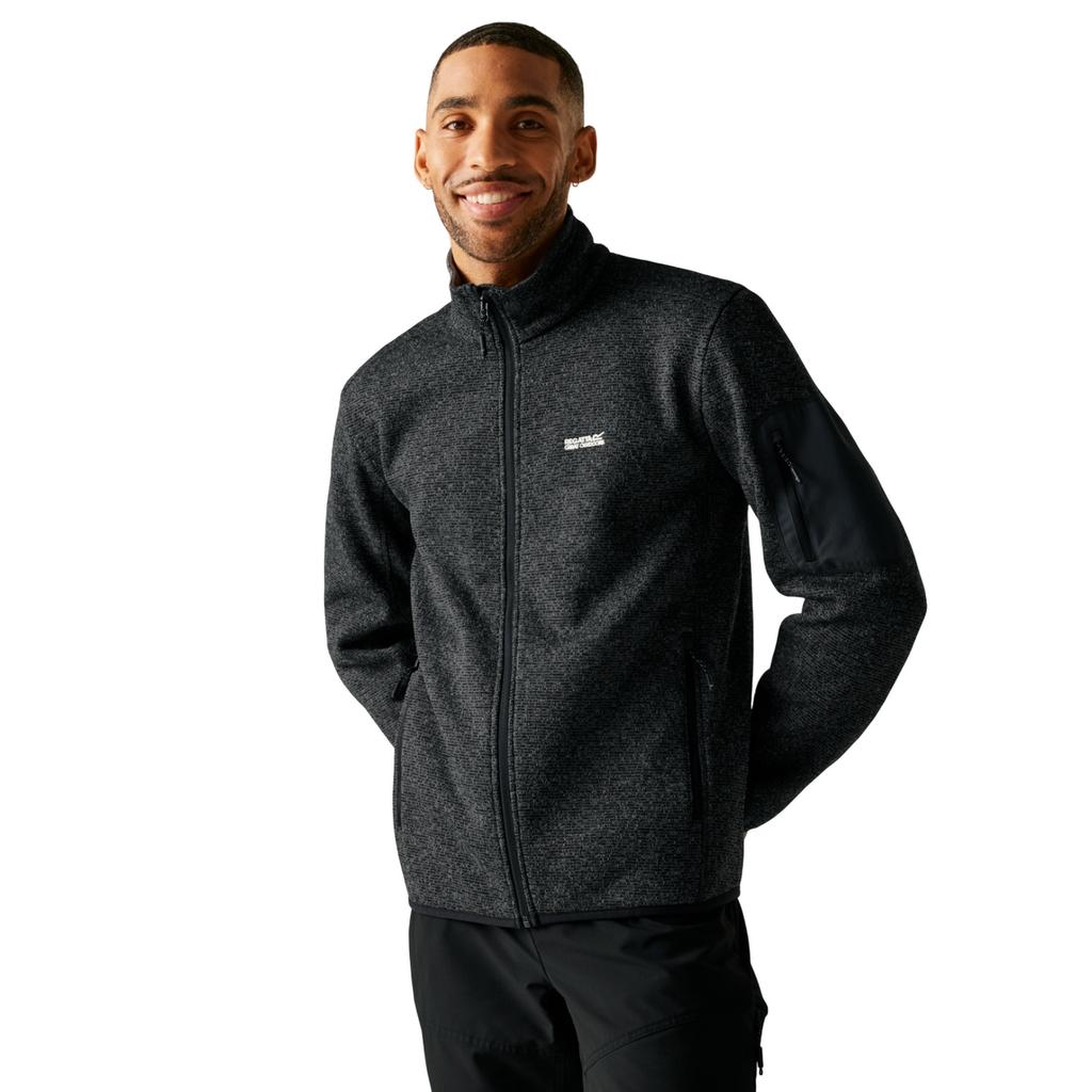 Regatta Herren Newhill Marl Fleecejacke mit durchgehendem Reißverschluss