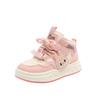 Labub girls sports shoes 2025 autumn and winter new velvet children's high-top board shoes girls cartoon casual shoes