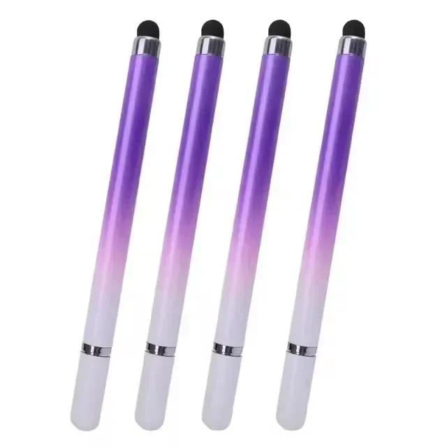 2IN1 Universal Stylus Pen High Sensitivity Tablet Drawing Capacitive Touch Pen for Samsung Iphone Cellphone Tablet Screen Pencil