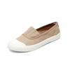 Women's Vulcanized Shoes 2024 Summer New Half Slippers Canvas Shoes Women Thin Style Student Versatile Casual Shoes