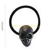 49MD Halloween Skull Hair Rope for Adult Female Punk Skull Head Hairband Festival Party Hair Band Women Hair Accessories