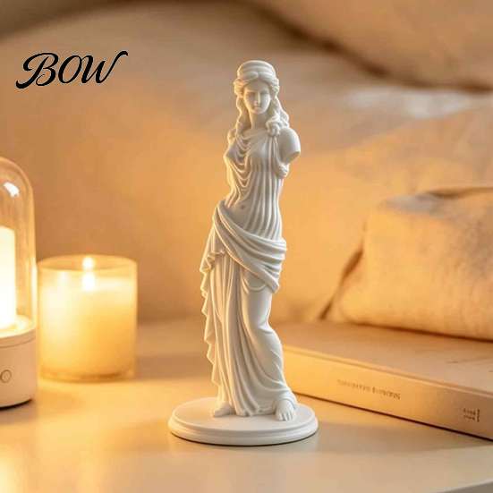 Resin Statue for Home Decor 3D Printed Minimalist Goddess Sculpture, Retro European Armless Statue, Classical Unique Creative Art Pieces Figurine