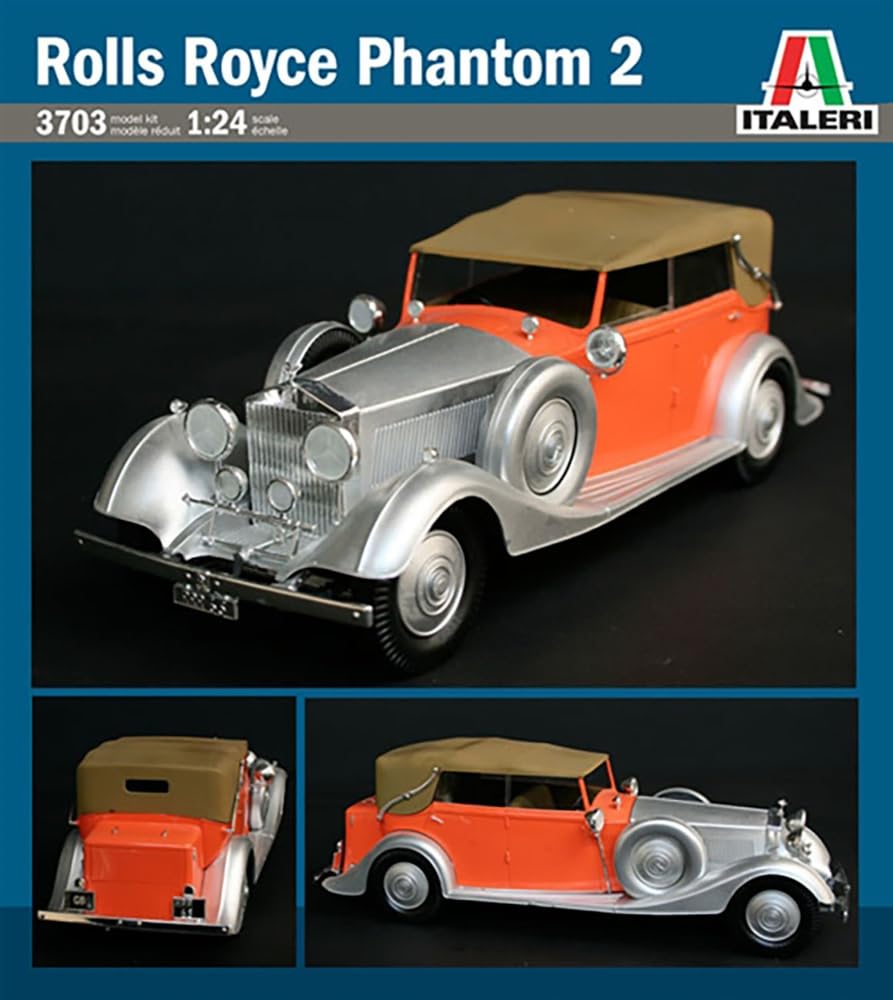 PLATZ Italeri Scale Phantom II Plastic Model Kit IT3703 1/24 Rolls-Royce (Car)