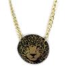 Les Trésors De Lily [L6059] - Golden 'Panthère' Designer Necklace
