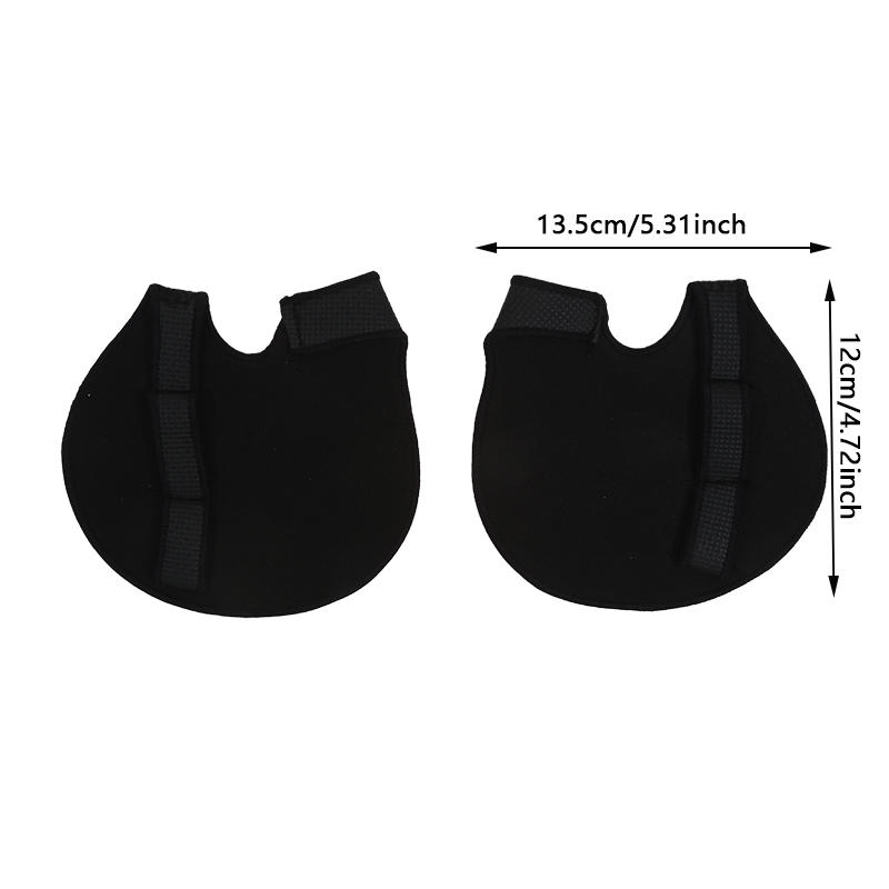 2pcs Palm Protectors Gym Fitness Gloves  Anti Slip Half Finger Weightlifting Dumbbell Grip Pads Training W Sports Hand Protector