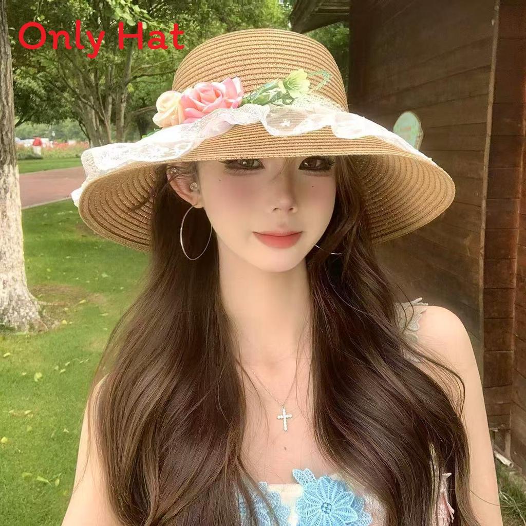 Nature Style Sun Hat With Wide Brim For Women Garden Casual Summer Accessory