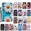 Leather Flip Phone Case For iPhone 15 Pro Max 14 Pro Max 14 Plus Cat Butterfly Painted Wallet Card Holder Phone Cover Bags