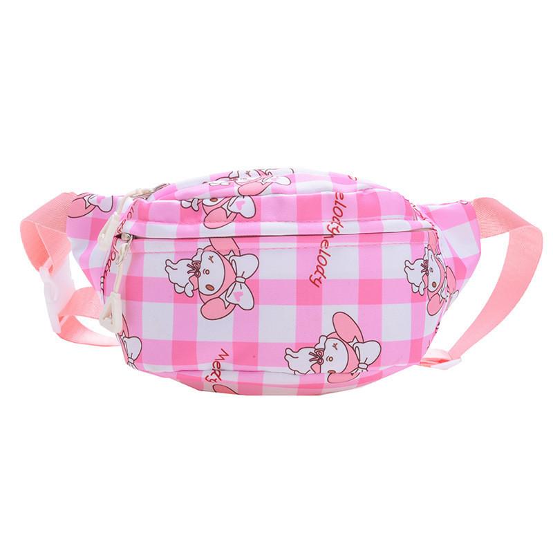 

Мелоди Куроми Синнаморолл Веселый Узор Детская Нагрудная Сумка Материал Прогулки Повседневная