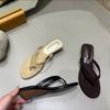 Fashion Fashion Flock Women Wedges Slippers Sandals Shoes Female Slides Spring Summer Round Toe Ladies Wedges Heeled Slippers Flip Flops