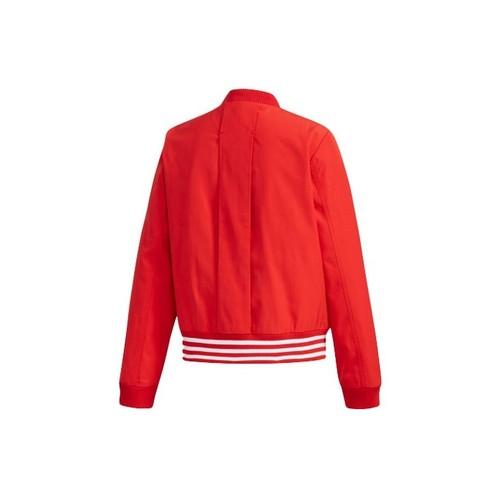 adidas WV 3S Full-Zip Casual Sports Woven Bomber Jacket Women’s Energy Red