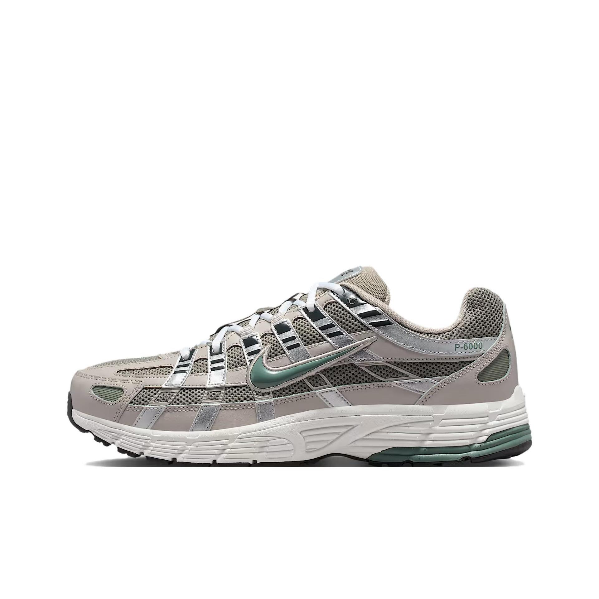 Nike P-6000 Krēmkrāsas Sudraba Māla Zaļas