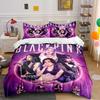 K-Pop Themed Bedding Set in Purple Bedding set (1 duvet cover, 2 pillowcases, duvet not included)