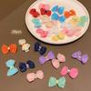 28 colorful fabric hair clips with random colors, cute and sweet, suitable for daily use as hair accessories