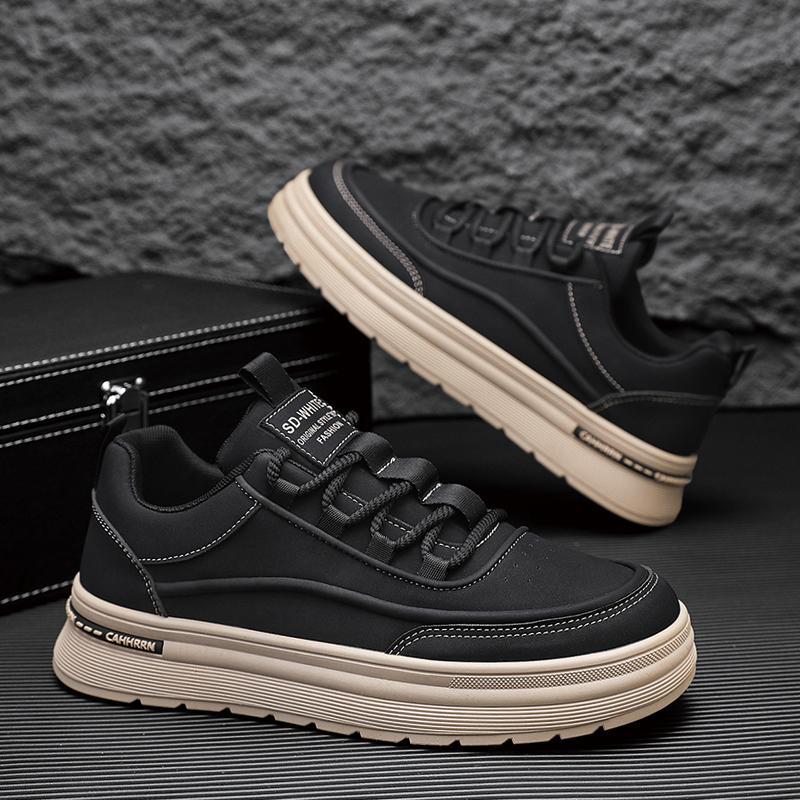 22 summer new low-top travel sports shoes thick-soled heightening casual wear-resistant board shoes 39