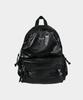 D.Lab Paul Glossy Backpack - Black + Free O-Ring Keyring