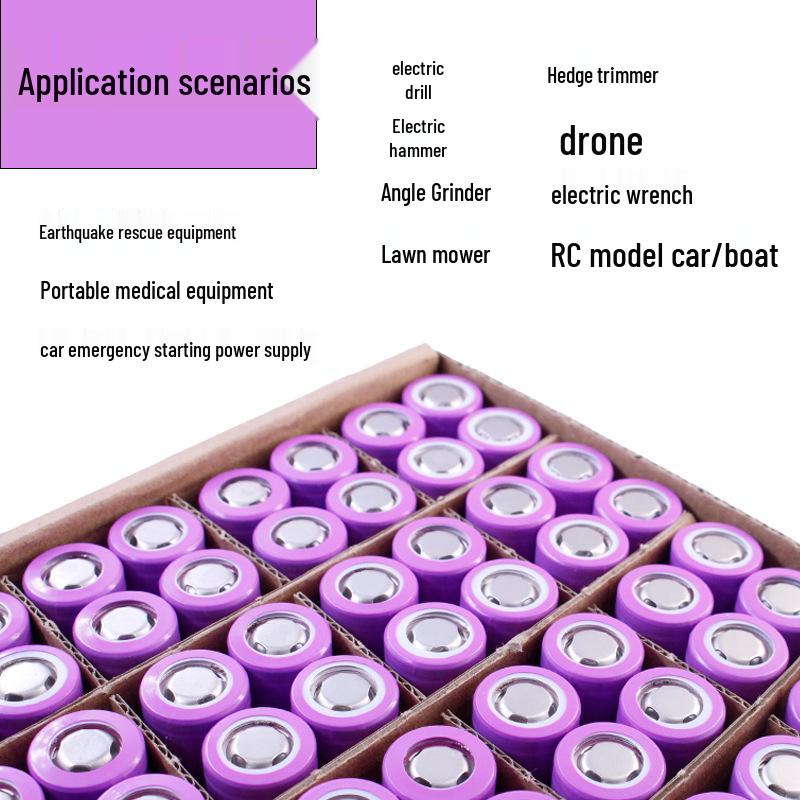 High-Rate 18650 2000mAh 3.7V Lithium Quasi-Solid State Rechargeable Drone Battery (10C)