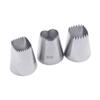 4pcs Square Pastry Nozzles Cake Design Cream Tips Pastry Icing Piping Nozzles Bico De Confeitar Fondant Cake Decorating Tools