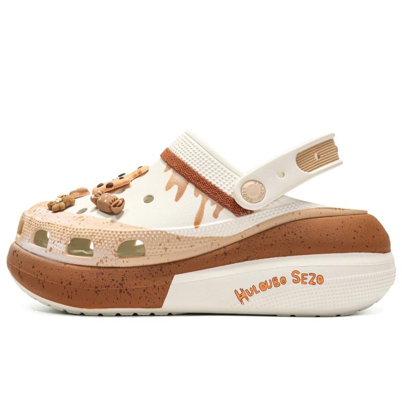 Crocs Classic Clog Free Panda Cocoa Beans Clogs Unisex Coffee Brown