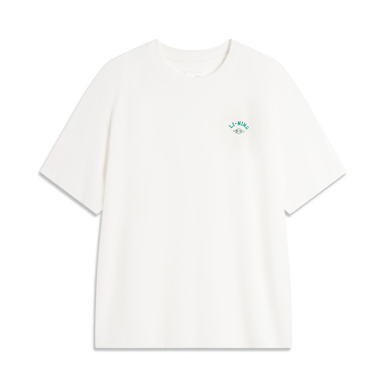 Li-Ning Small Logo T-shirt  White  Men s AHSU535-1 XL