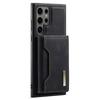 Phone Case Magnetic Detachable Wallet Card Holder Stand Cover Fit for Samsung Galaxy S21 Black S21 Plus