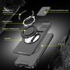 For Oppo Reno 15 Pro Case, Magnetic Camera Cover Phone  Case Cover with 360° Rotating Ring Holder for Oppo Reno 15 F/Reno 14/Reno 13 Pro