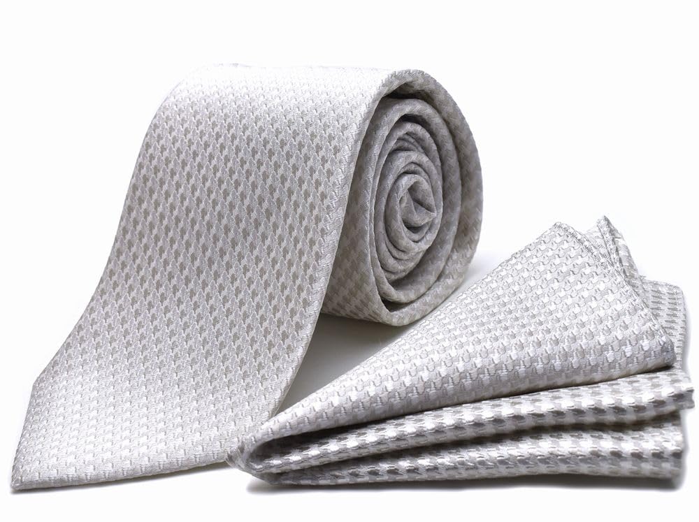 

Michiko London Шелковый Формальный Галстук Нагрудный Платок Набор Сделано в Японии 100% & (M-CPN-SET-173) -