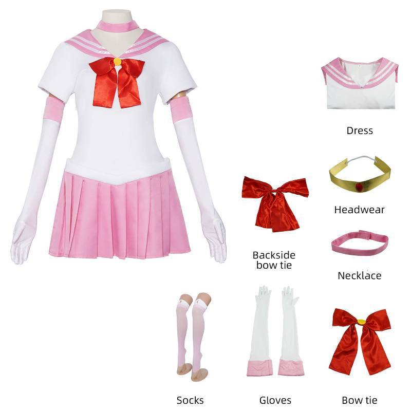 Sailor Moon Cosplay Costume For Women With Uniform Fabric For Anime Stage Performance