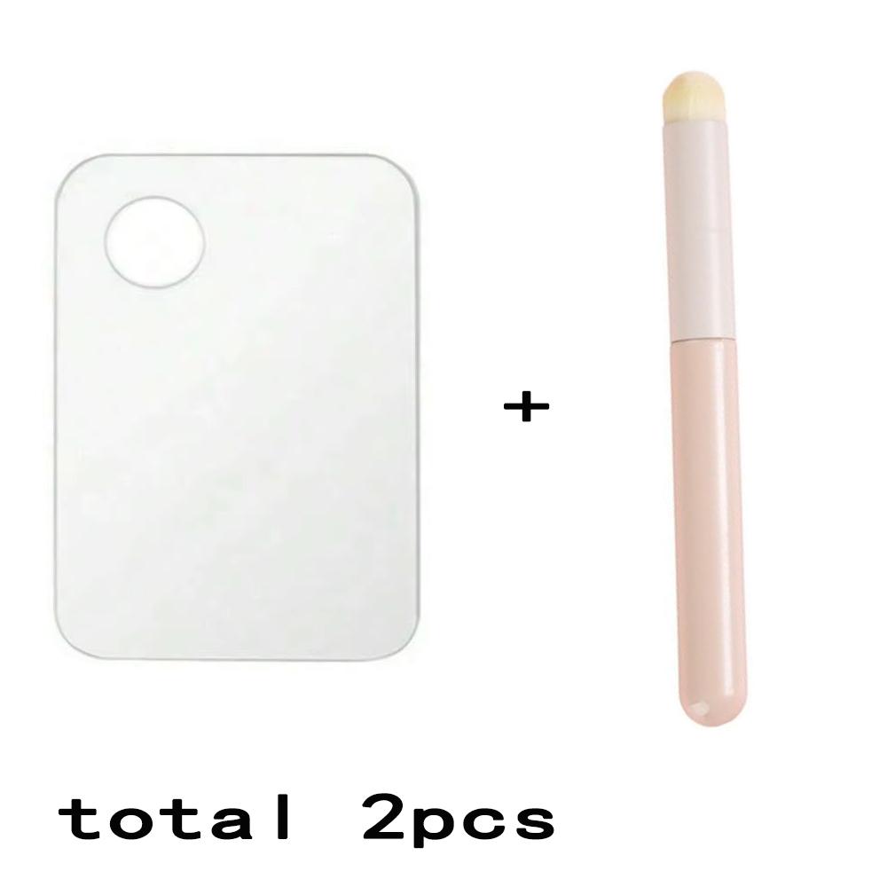 1/2PCS Acrylic Makeup Palette Spatula Liquid Foundation Eye Shadow Mixing Cream Pigments Nail Art Manual Cosmetic Beauty Tools
