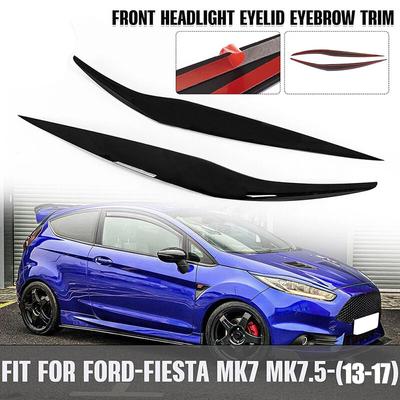 1 Pár Krytů Předních Světlometů, Obočí, Krytů Hlavních Světlometů, Očních Víček pro Ford Fiesta MK7 MK7.5 2013-2017