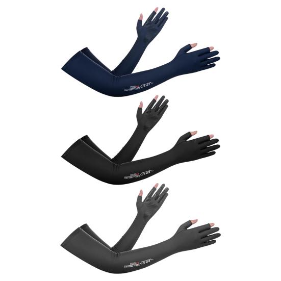 1 pár návleků na ruce s ochranou proti slunci odolné proti UV záření Prodyšné, super měkké elastické, chladivé, kompresní návleky na paži, prodyšné, letní rukavice