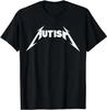 Funny Design Autism Skeleton Meme Metal Rock For Unisex Unisex TShirt