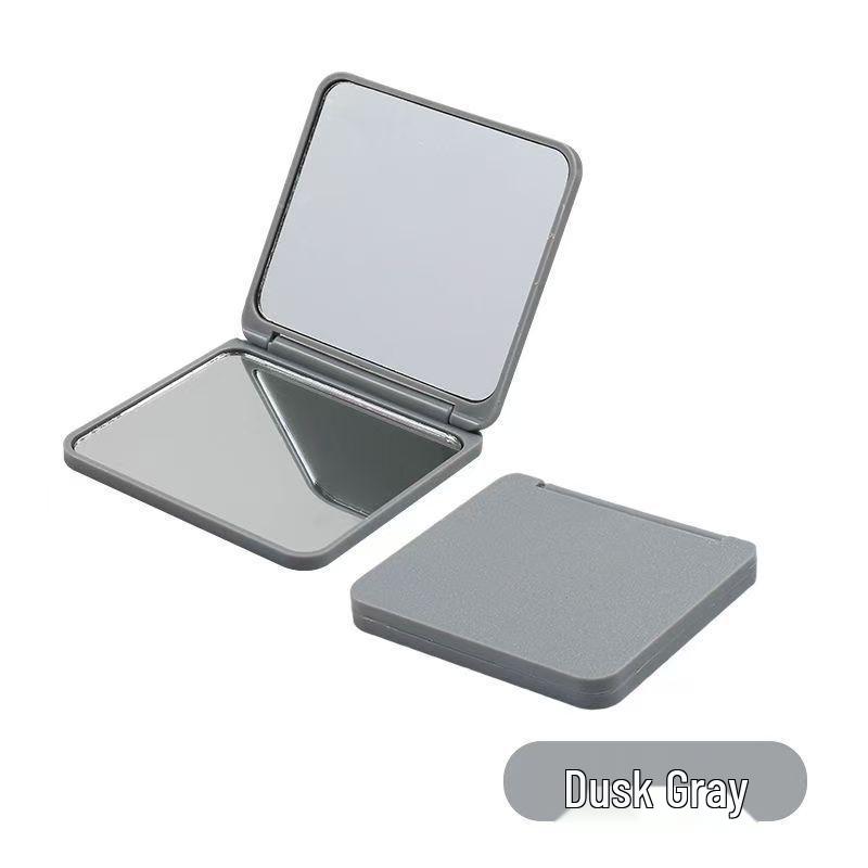 Portable Folding Rose Mirror: Compact HD Double-Sided Makeup Mirror with Flip-Top Design